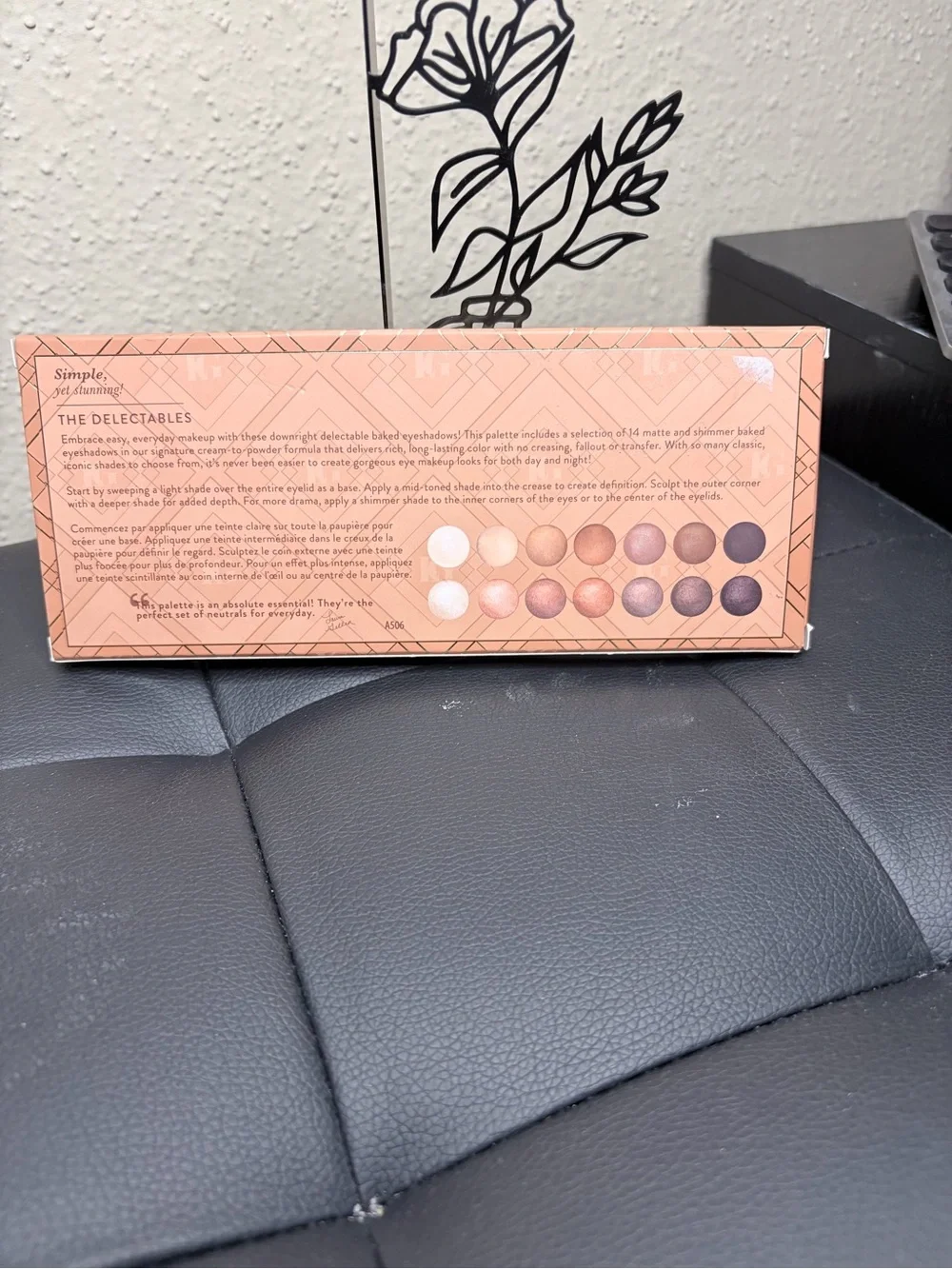 Laura Geller Peach Patterned Baked Eyeshadow Palette